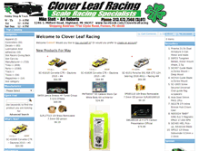 Tablet Screenshot of cloverleafracing.com